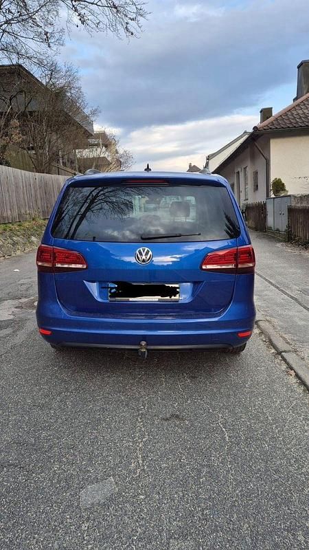 Gebraucht VW Sharan 150 PS (110 kW) 2019 Blau Van / Kleinbus