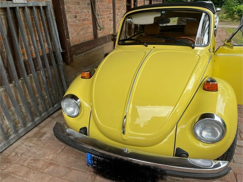 Gelb Gebraucht 1979 VW Käfer Cabrio | 18.500 € - Bild 1/4