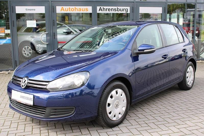 Blau Gebraucht 2009 VW Golf VI Comfortline Limousine | 6.970 € (Fairer Preis) - Bild 1/4