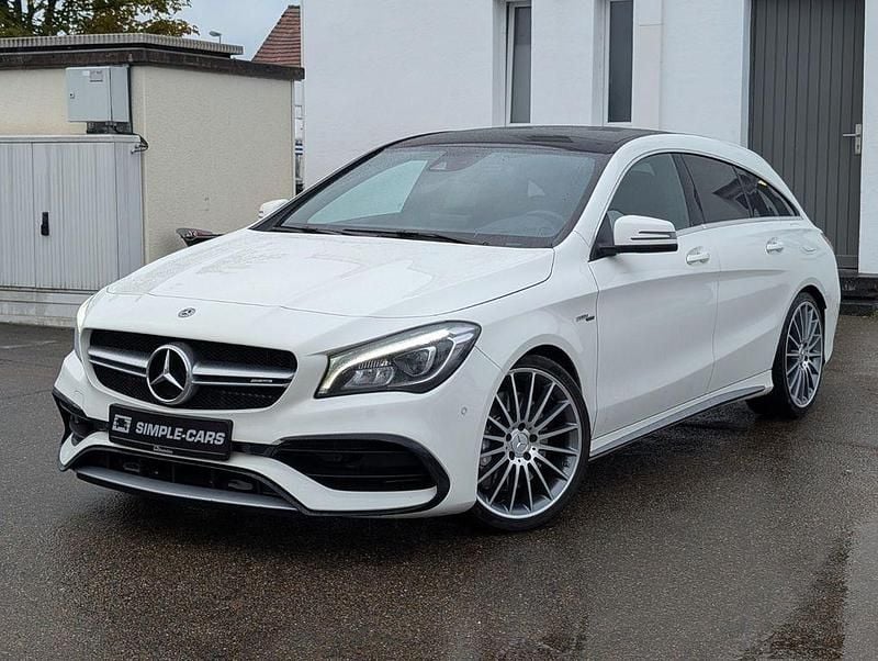 Weiß Gebraucht 2017 Mercedes CLA45 AMG Shooting Brake AMG Kombi | 27.900 € (Guter Preis) - Bild 1/4