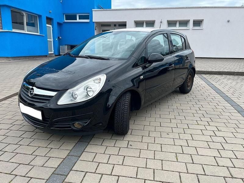 Schwarz Gebraucht 2007 Opel Corsa Limousine | 1.349 € (Superpreis) - Bild 1/4