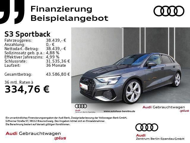 Grau Gebraucht 2024 Audi S3 Ambiente Limousine | 38.439 € (Superpreis) - Bild 1/4