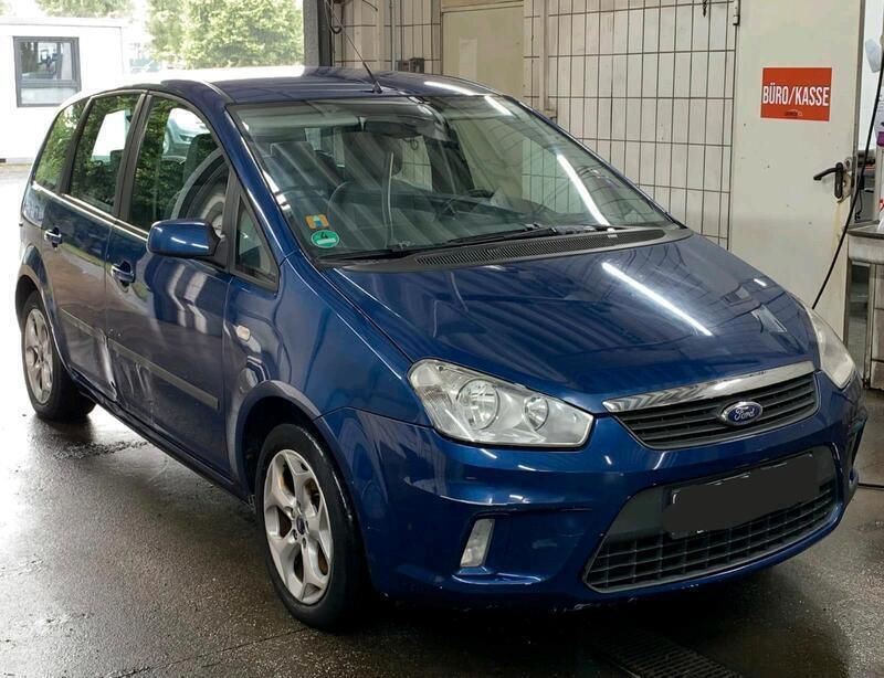 Blau Gebraucht 2009 Ford C-MAX Ghia Van / Kleinbus | 899 € (Superpreis) - Bild 1/4