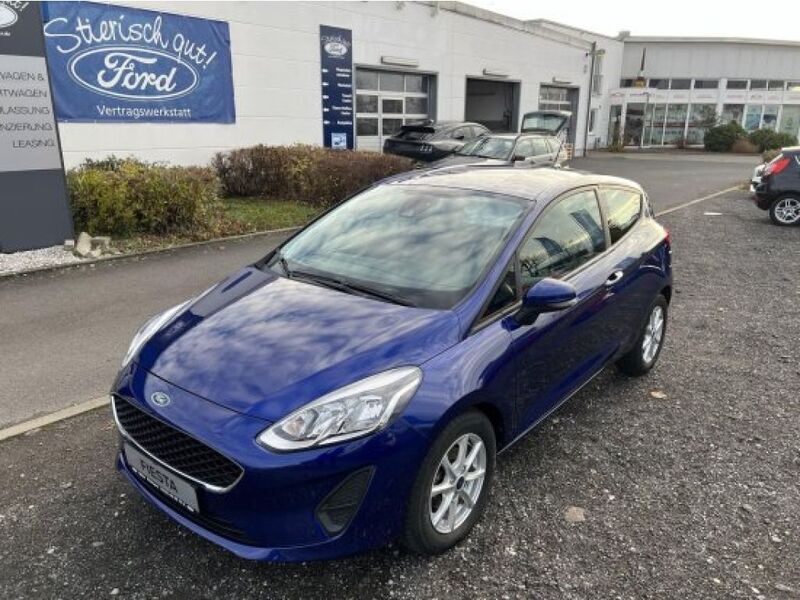 Gebraucht Ford Fiesta 71 PS (52 kW) 2018 Indicblau metallic Kleinwagen