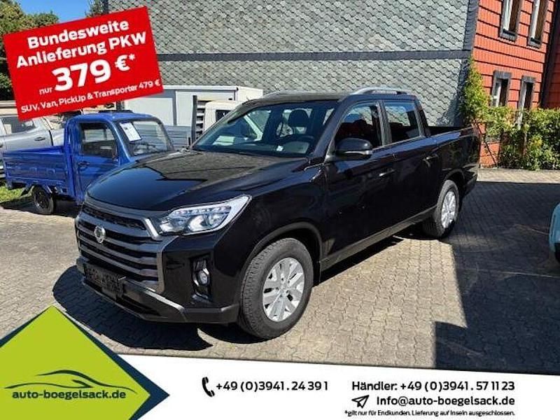 Space black metallic Gebraucht 2024 Ssangyong (KGM) Musso Quartz Limousine | 32.945 € (Guter Preis) - Bild 1/4