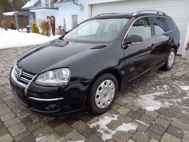 Schwarz Gebraucht 2008 VW Golf V Sportline Kombi | 1.099 € (Superpreis) - Bild 1/4