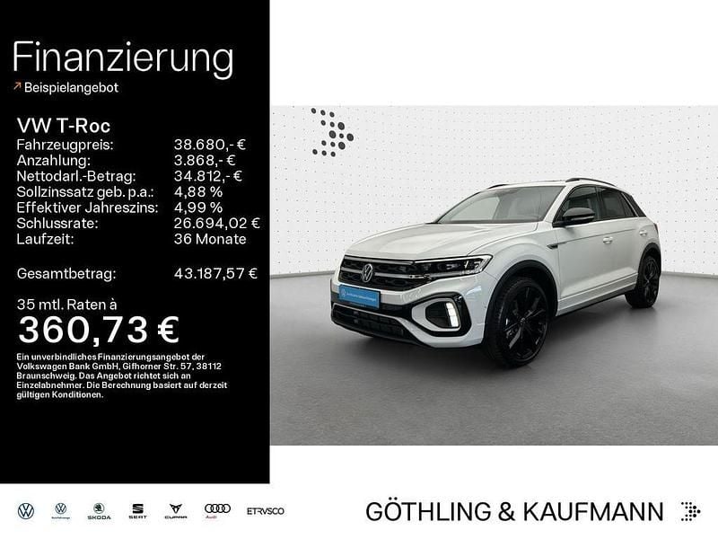 Indiumgrau metallic Neu 2025 VW T-Roc R-line SUV | 38.680 € (Guter Preis) - Bild 1/4
