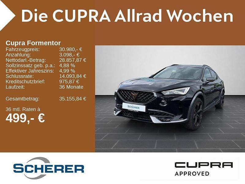 Schwarz (metallic) Gebraucht 2022 Cupra Formentor VZ SUV | 30.980 € (Fairer Preis) - Bild 1/4