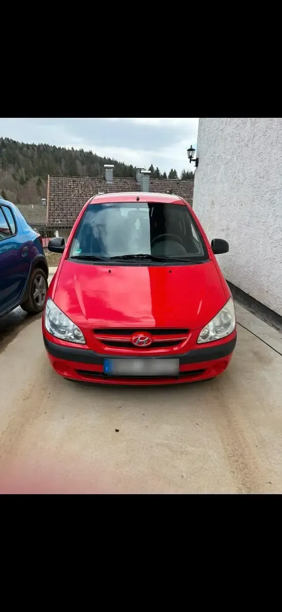 Gebraucht Hyundai Getz 75 PS (55 kW) 2008 Rot Kleinwagen