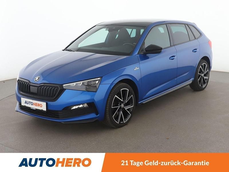 Blau Gebraucht 2021 Skoda Scala Monte Carlo Kleinwagen | 19.300 € (Fairer Preis) - Bild 1/3