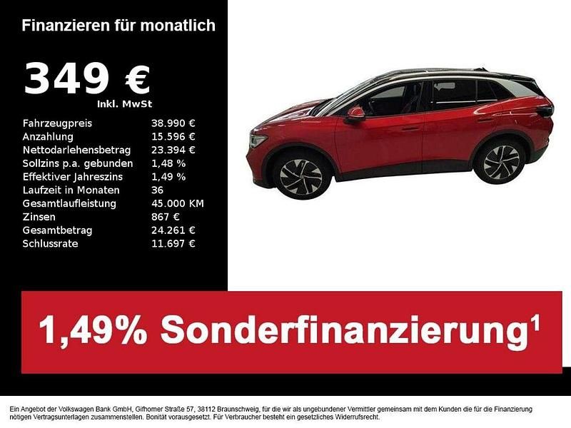 Gebraucht VW ID.4 Pro 210 kW (286 PS) 2024 Kings red metallic SUV