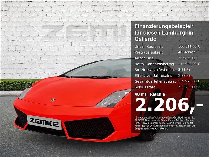 Weiss Gebraucht 2012 Lamborghini Gallardo Coupé | 139.925 € (Fairer Preis) - Bild 1/4