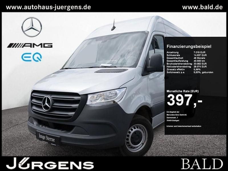 Silber Gebraucht 2024 Mercedes Sprinter Van | 31.892 € (Superpreis) - Bild 1/4