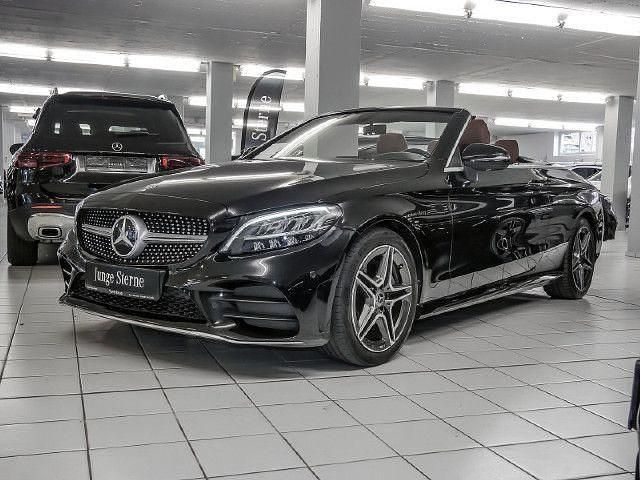 Schwarz Gebraucht 2021 Mercedes C200 AMG Cabrio | 37.790 € (Fairer Preis) - Bild 1/4