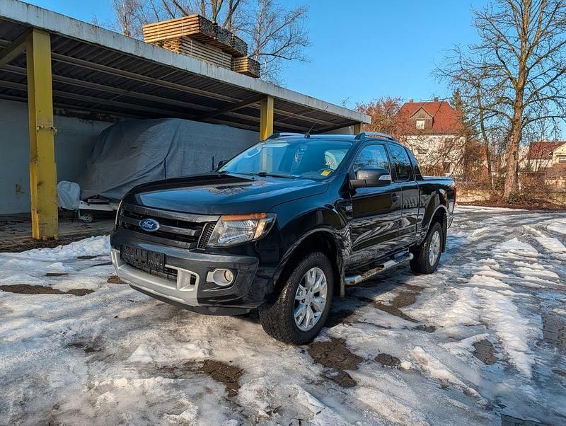 Schwarz Gebraucht 2015 Ford Ranger Wildtrack Abholung | 15.470 € (Superpreis) - Bild 1/4