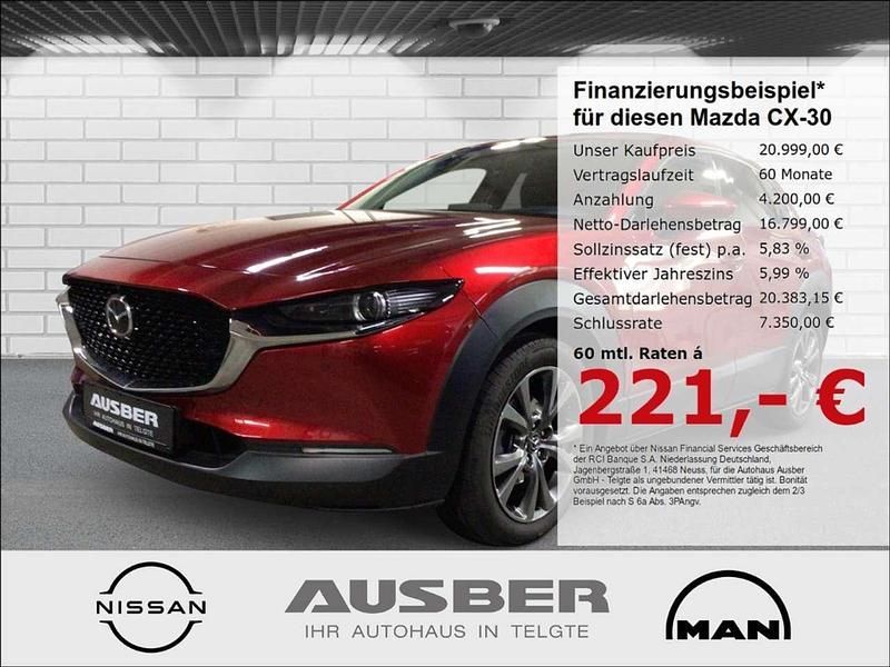 Gebraucht Mazda CX-30 Selection 179 PS (131 kW) 2020 Rot SUV