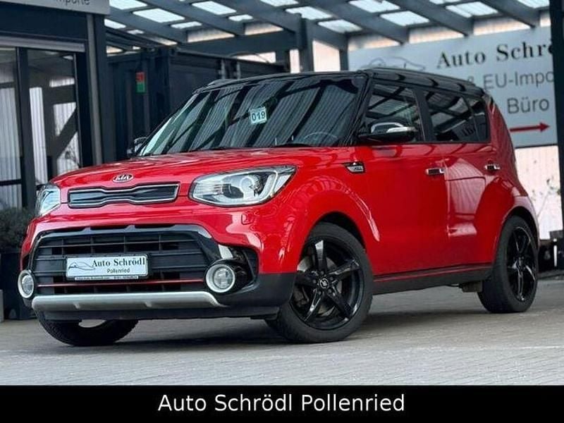 Rot Gebraucht 2017 Kia Soul Turbo SUV | 15.480 € (Teuer) - Bild 1/4