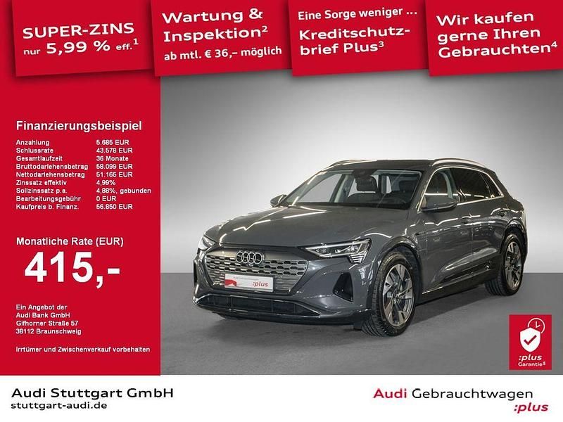 Magnetgrau Gebraucht 2024 Audi Q8 e-tron Advanced Plus SUV | 65.520 € (Teuer) - Bild 1/2