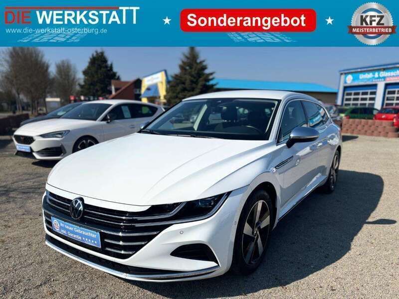Pure white Gebraucht 2021 VW Arteon Elegance Kombi | 29.990 € (Guter Preis) - Bild 1/4