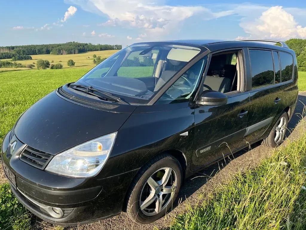 Gebraucht Renault Espace Dynamique 150 PS (110 kW) 2009 Schwarz Van / Kleinbus