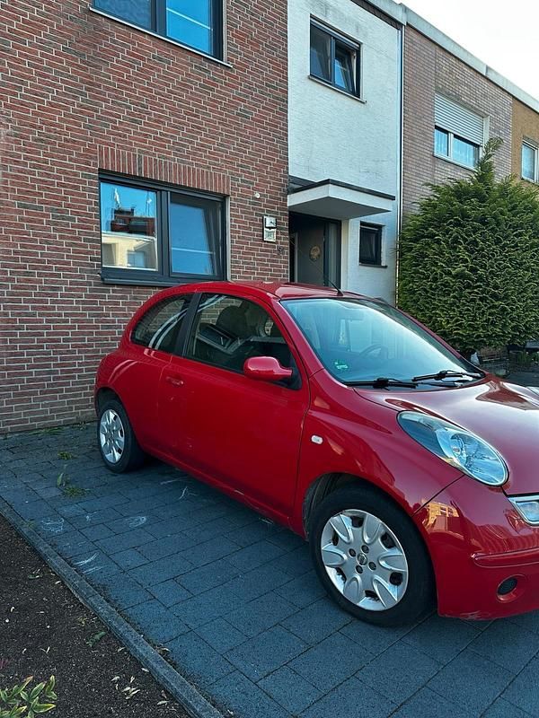 Gebraucht Nissan Micra 80 PS (58 kW) 2008 Rot Kleinwagen