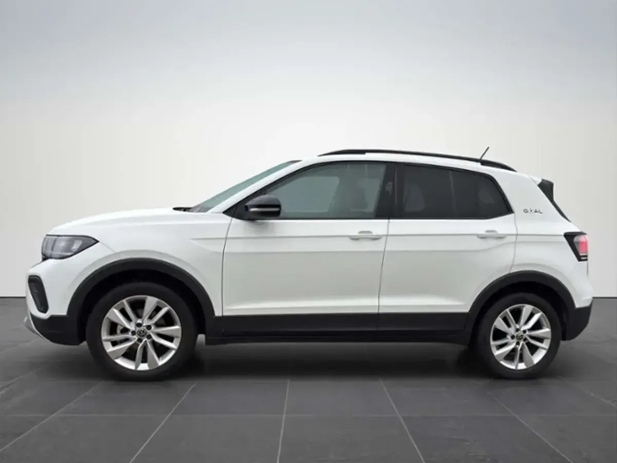Gebraucht VW T-Cross Goal 95 PS (69 kW) 2025 Weiß SUV
