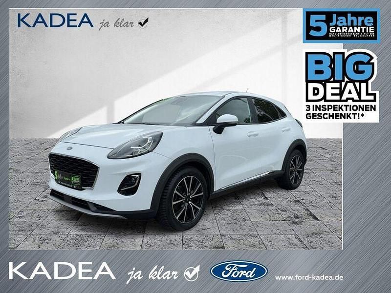 Frostweiß Gebraucht 2021 Ford Puma Titanium SUV | 15.680 € (Superpreis) - Bild 1/4