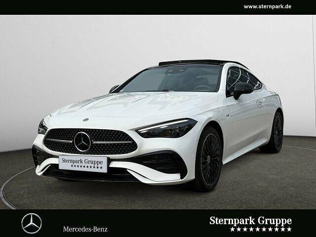 Weiß Gebraucht 2024 Mercedes CLE300 AMG Coupé | 62.770 € - Bild 1/4