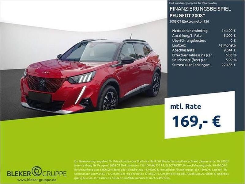 Rot Gebraucht 2022 Peugeot e-2008 GT SUV | 18.780 € (Fairer Preis) - Bild 1/3