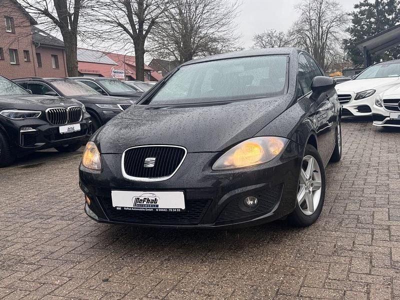 Gebraucht Seat Leon Reference 125 PS (91 kW) 2011 Schwarz Kleinwagen