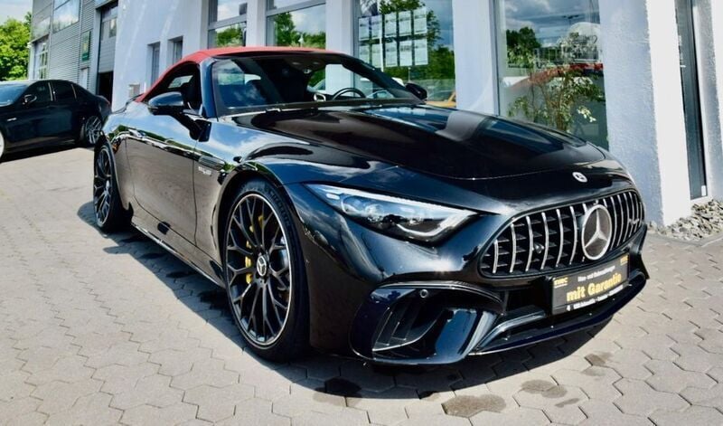 Schwarz Gebraucht 2023 Mercedes SL63 AMG AMG Cabrio | 129.500 € (Superpreis) - Bild 1/4
