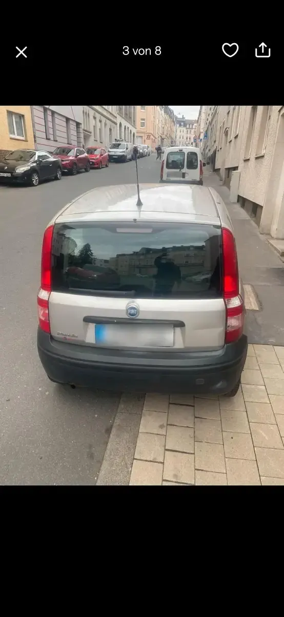 Gebraucht Fiat Panda 50 PS (36 kW) 2007 Silber Kleinwagen