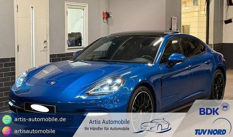 Saphirblau Gebraucht 2017 Porsche Panamera 4 Limousine | 55.990 € (Guter Preis) - Bild 1/4