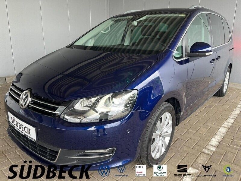 Gebraucht VW Sharan Highline 150 PS (110 kW) 2020 Atlantik blue (blau) Van / Kleinbus