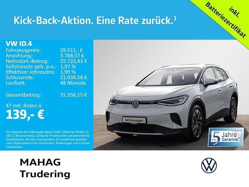Gebraucht VW ID.4 Pure 125 kW (170 PS) 2025 Weiß SUV