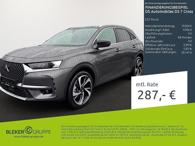 Grau Gebraucht 2022 DS Automobiles DS7 Crossback Rivoli SUV | 24.780 € (Guter Preis) - Bild 1/3