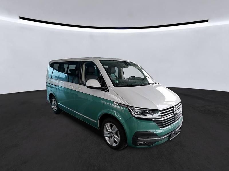 Gebraucht VW Multivan Exclusive 199 PS (146 kW) 2021 Candyweiß / bay leaf green me Van