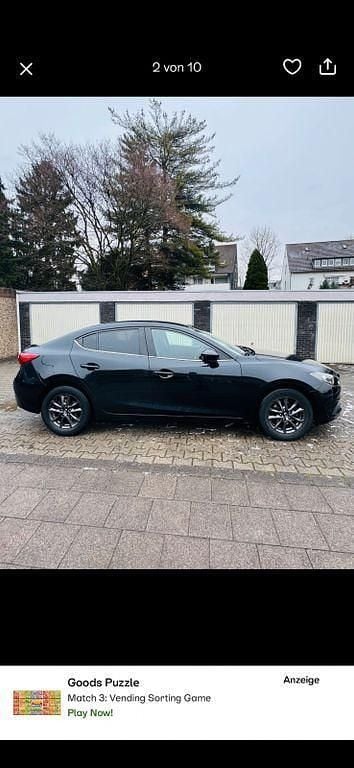 Schwarz Gebraucht 2015 Mazda 3 Black Limited Limousine | 8.400 € (Fairer Preis) - Bild 1/4