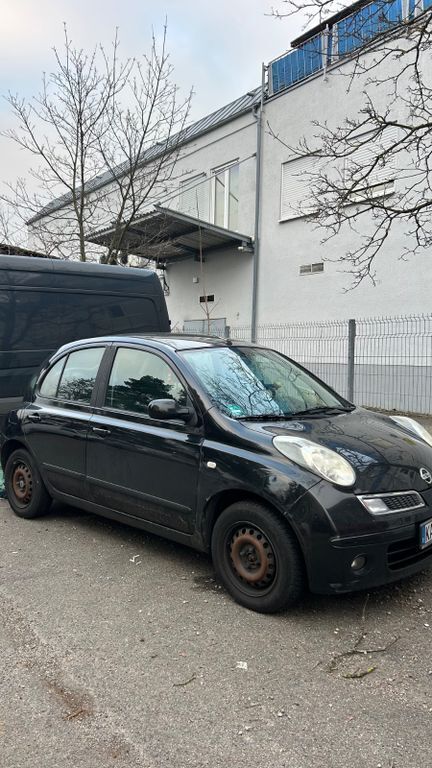 Schwarz Gebraucht 2008 Nissan Micra Acenta Kleinwagen | 2.800 € (Fairer Preis) - Bild 1/4
