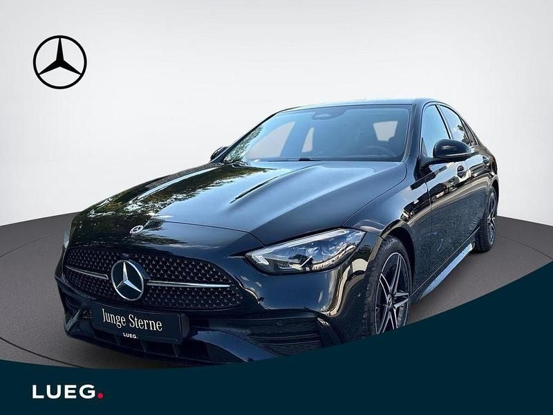 Metalliclack obsidianschwarz Gebraucht 2024 Mercedes C200 Advanced Plus Limousine | 40.870 € (Fairer Preis) - Bild 1/4