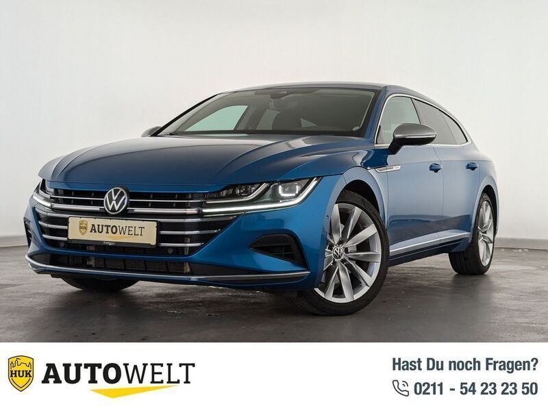 Eisvogelblau Gebraucht 2021 VW Arteon Elegance Limousine | 32.760 € (Guter Preis) - Bild 1/4