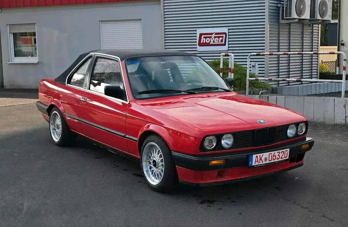 Gebraucht BMW 316 100 PS (73 kW) 1990 Rot Cabrio