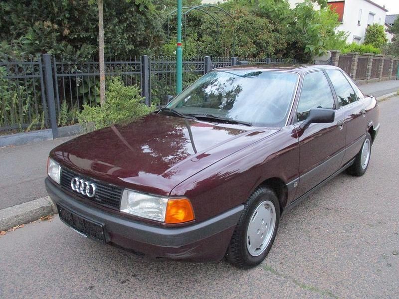 Rot Gebraucht 1991 Audi 80 Comfort Limousine | 4.444 € - Bild 1/4