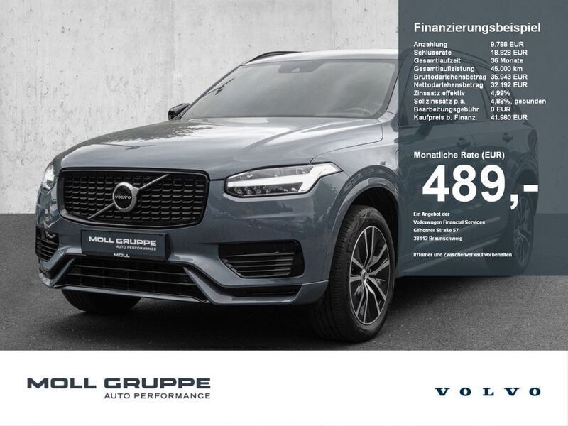 Thunder grey / metallic Gebraucht 2020 Volvo XC90 R-Design SUV | 41.980 € (Superpreis) - Bild 1/4