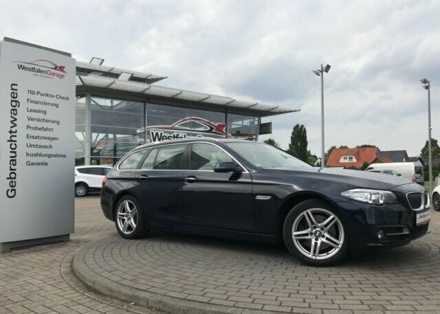 Second-hand BMW 525 218 CP (160 kW) 2014 Albastru Break