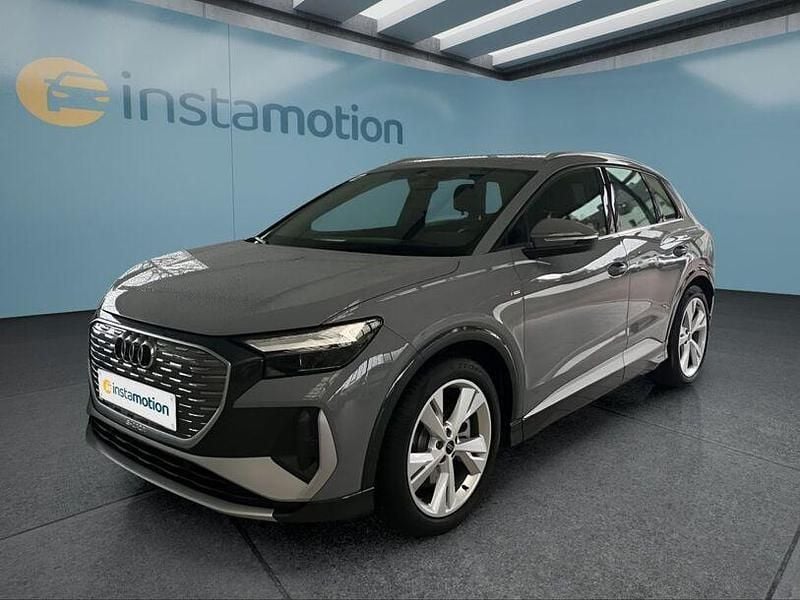 Gebraucht Audi Q4 e-tron S-Line 150 kW (204 PS) 2023 Grau SUV