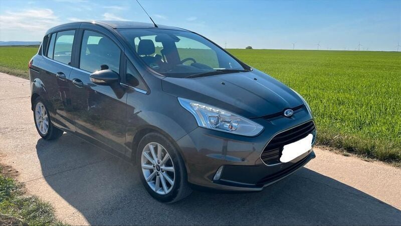 Grau Gebraucht 2016 Ford B-MAX Titanium Van / Kleinbus | 9.490 € (Fairer Preis) - Bild 1/4