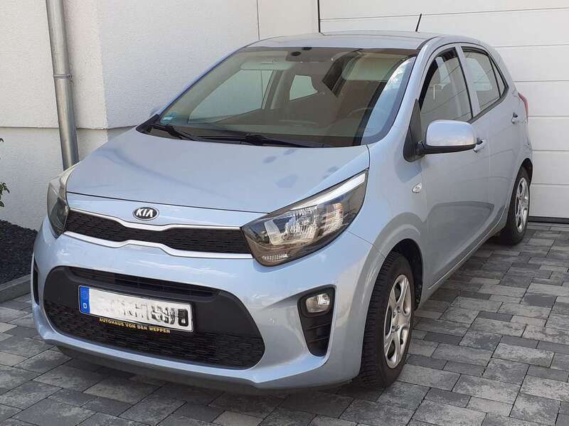 Blau Gebraucht 2019 Kia Picanto Edition 7 Kleinwagen | 7.950 € (Fairer Preis) - Bild 1/4