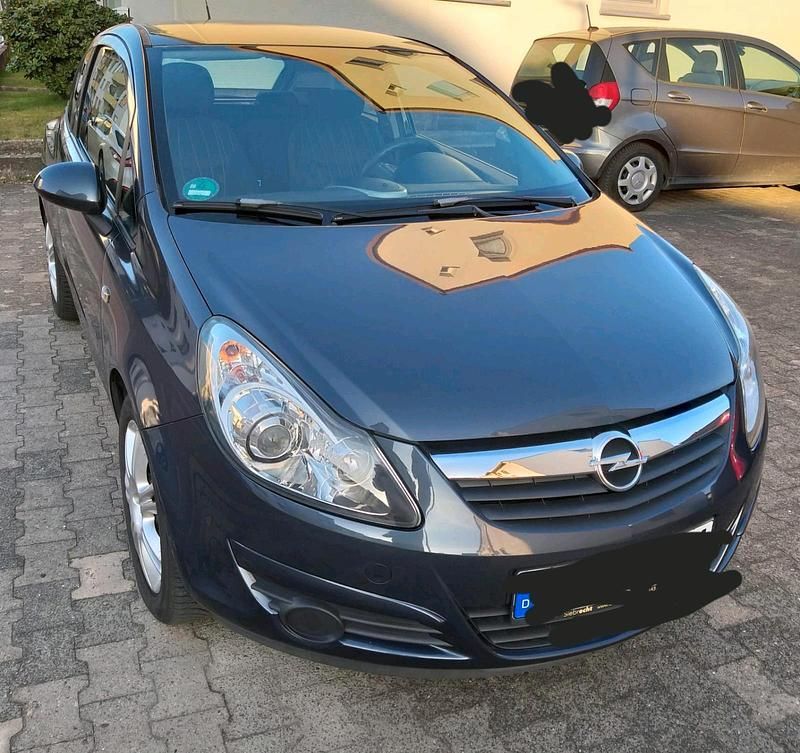 Blau Gebraucht 2008 Opel Corsa Edition Kleinwagen | 2.200 € (Fairer Preis) - Bild 1/4