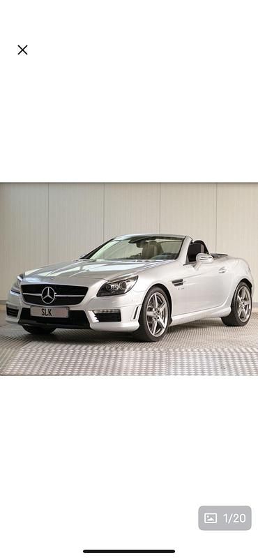 Silber Gebraucht 2012 Mercedes SLK55 AMG AMG Cabrio | 35.000 € - Bild 1/4